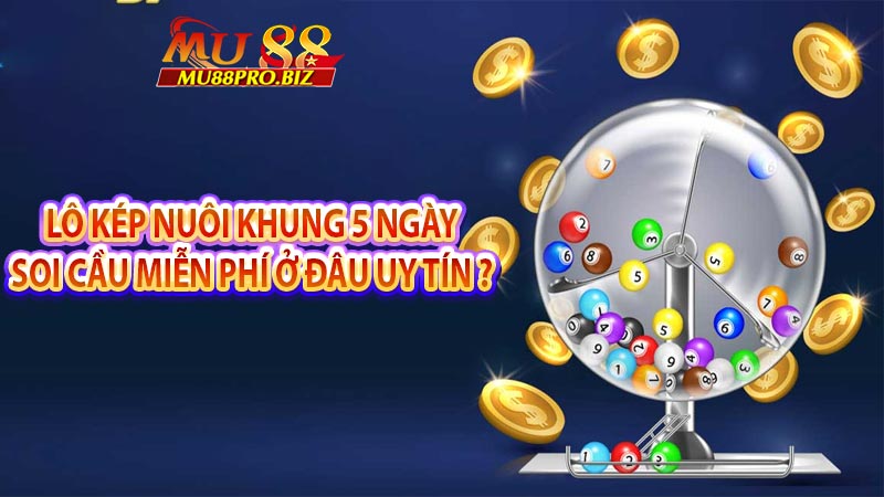 Lô kép nuôi khung 5 ngày soi cầu miễn phí ở đâu uy tín ?