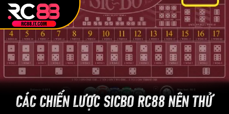 Các chiến lược Sicbo RC88 nên thử
